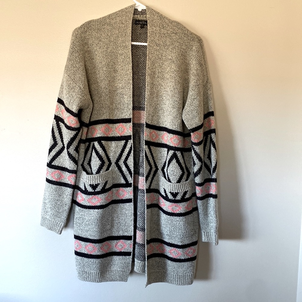 Aztec Print Cardigan Size Medium